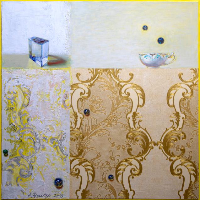 Klaaskuulimäng 3 (2019)70 x 70 cm (not available)